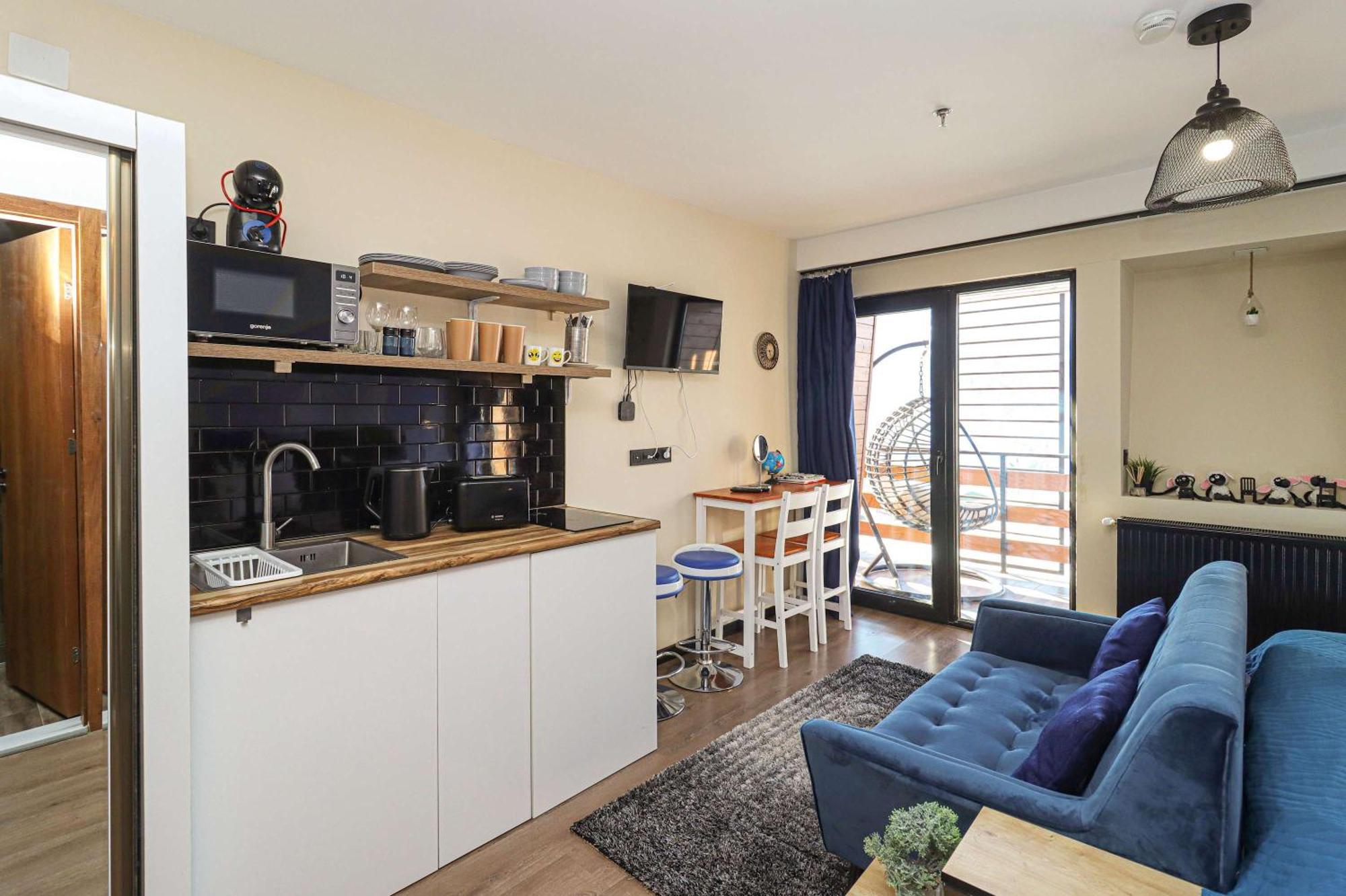 Stylish Studio Apartment With Balcony Gudauri Bagian luar foto